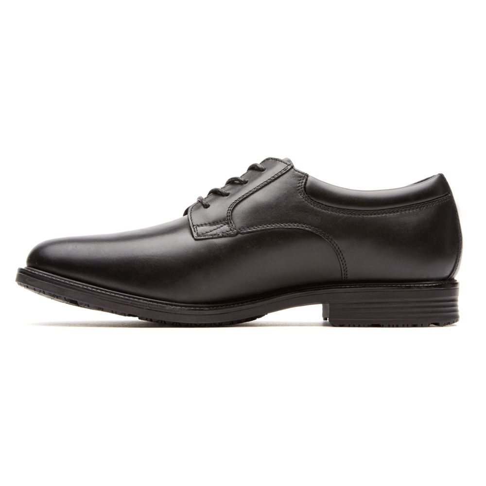 ロック ポート ドレスシューズ メンズ 黒 - Essential Details Waterproof Plain Toe - FSX075341